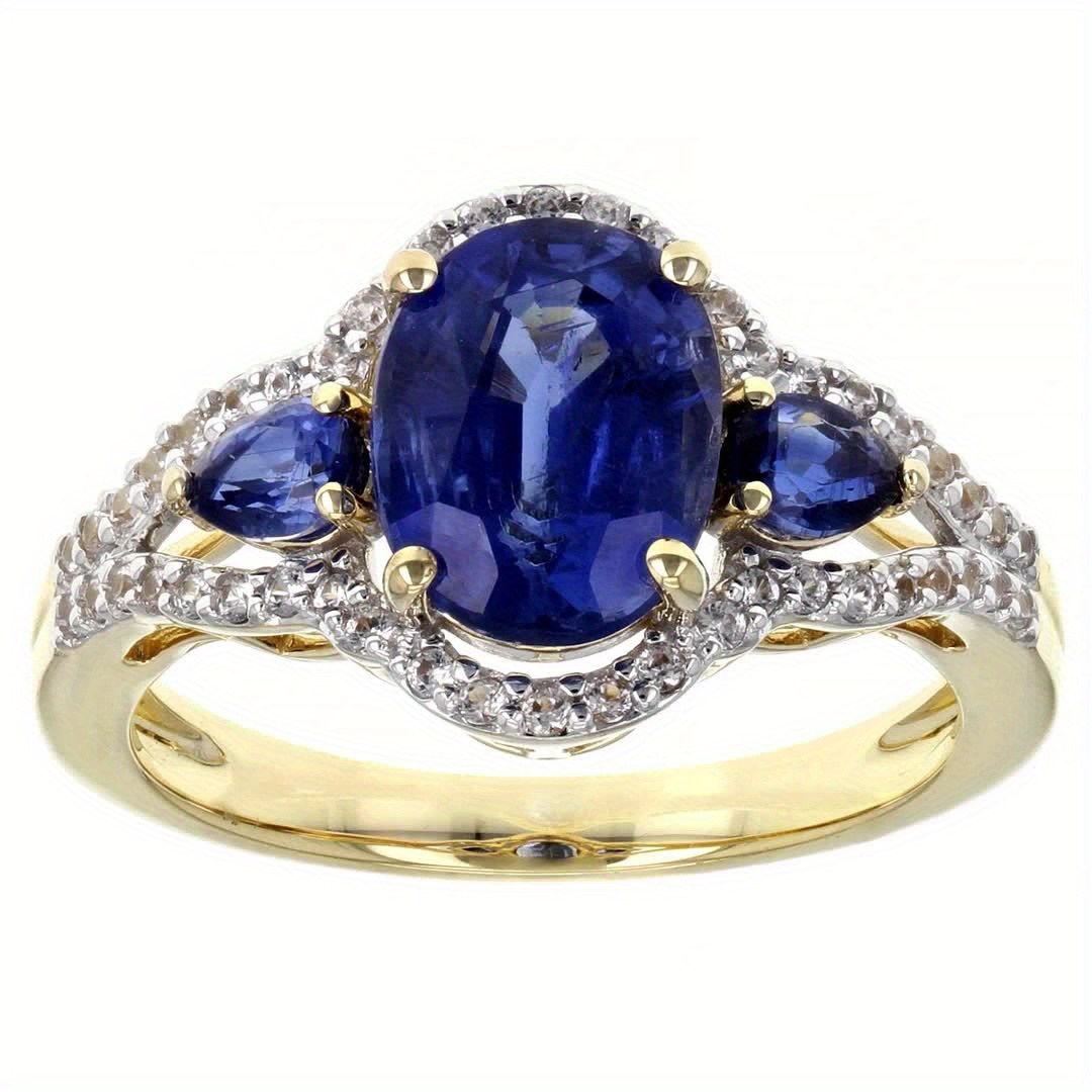 Copper Tone Ring with Synthetic Zircon, Ideal Holiday Gift